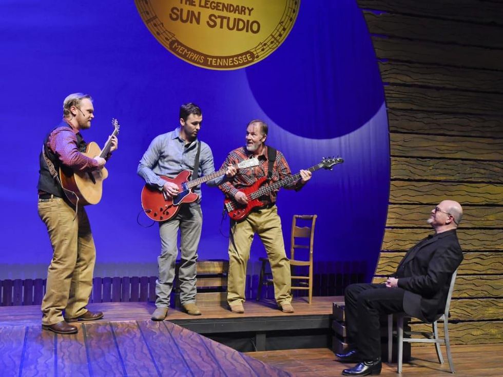 Ring of Fire cast at WaterTower Theatre