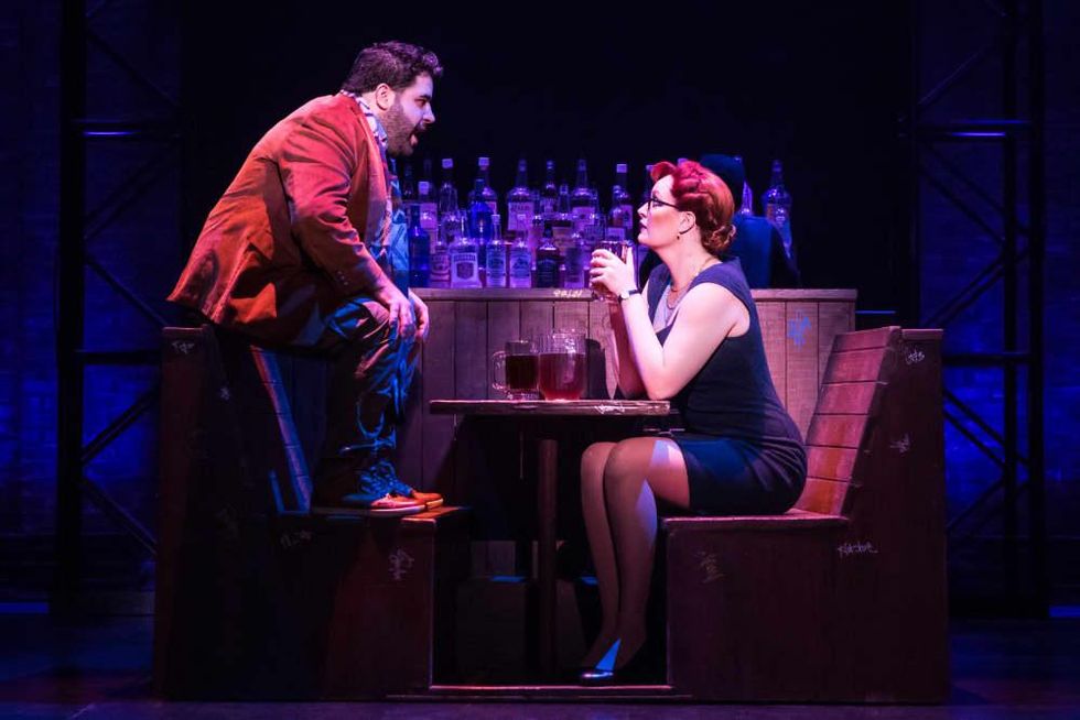 Rob Colletti and Lexie Dorsett Sharp in the School of Rock Tour