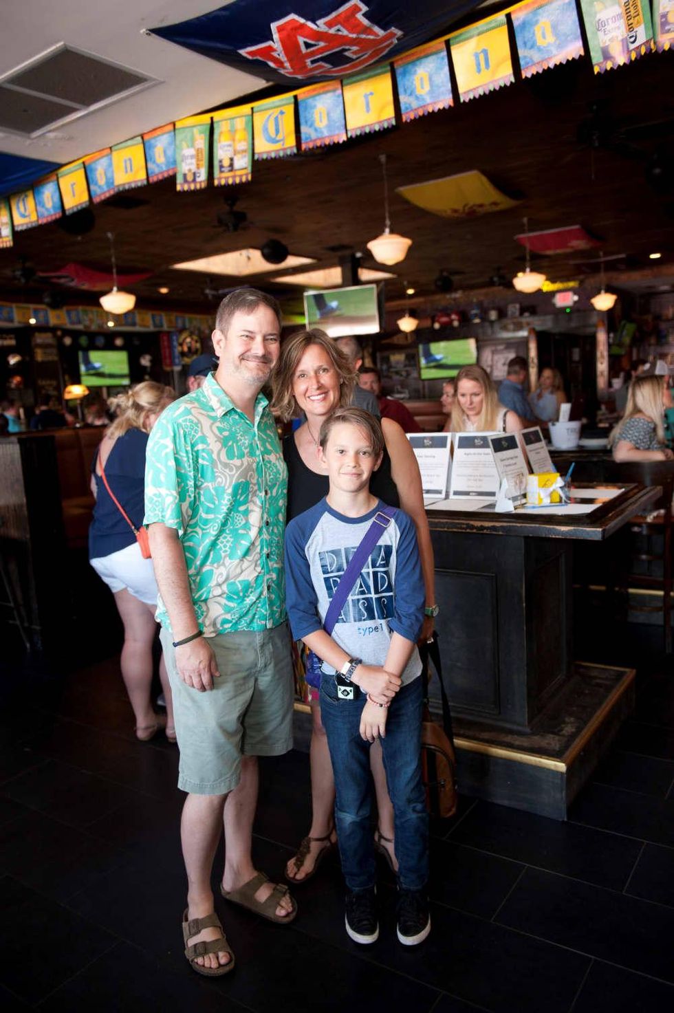 Rob, Elizabeth and William Hamilton, JDRF Brew the Cure 2018