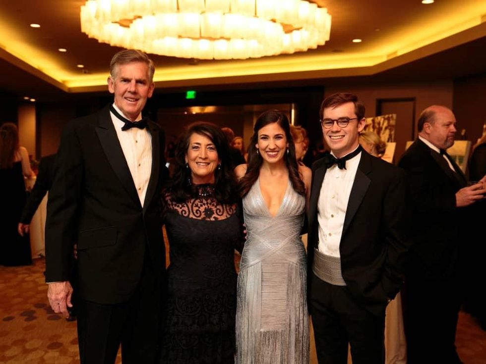Robert and Debra Hitzelberger, DSOL President Kay Hitzelberger and Stuart R. Duenner, Slipper Club Havana Nights 2018