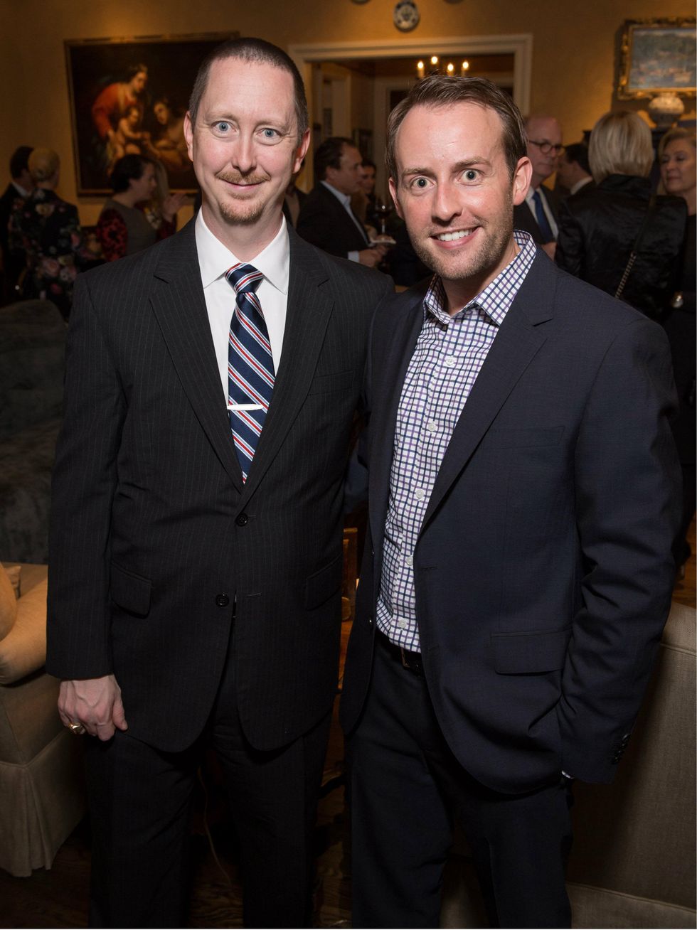 Robert Stein, Deputy Director, Dallas Museum of Art, Robert Ivey, Art Ball Kick off