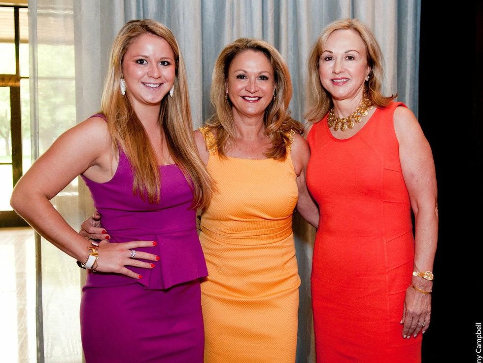 Robin Brock, Pam Brock, Wanda Martinez, Motherhood Luncheon
