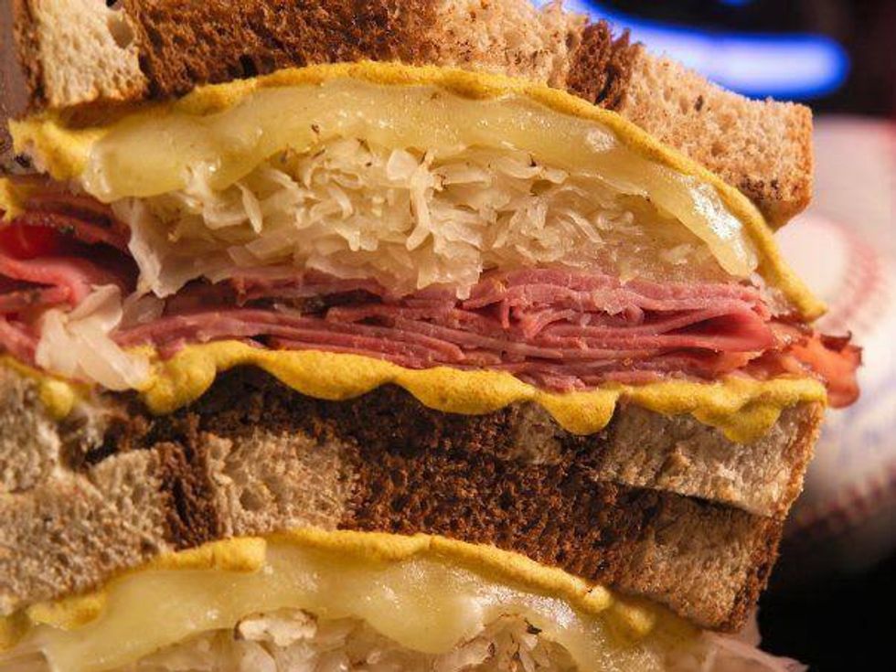 Rockerfeller Reuben at Gandolfo's food truck in Dallas