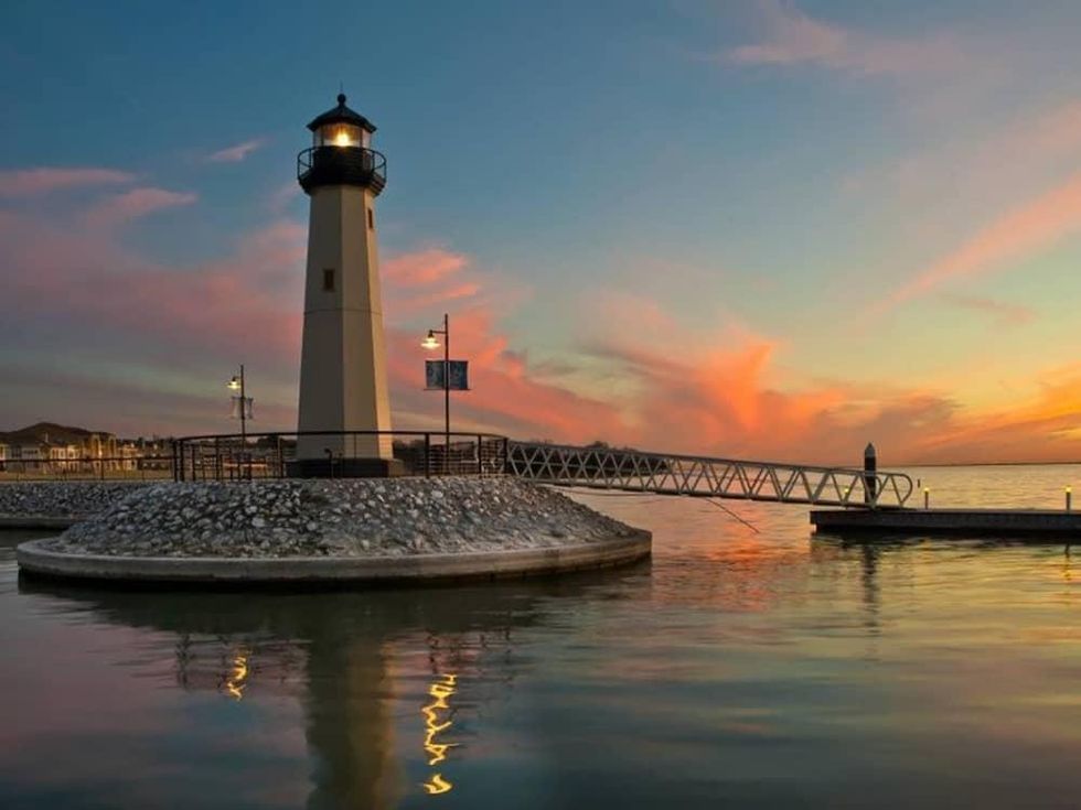 Rockwall lake harbor