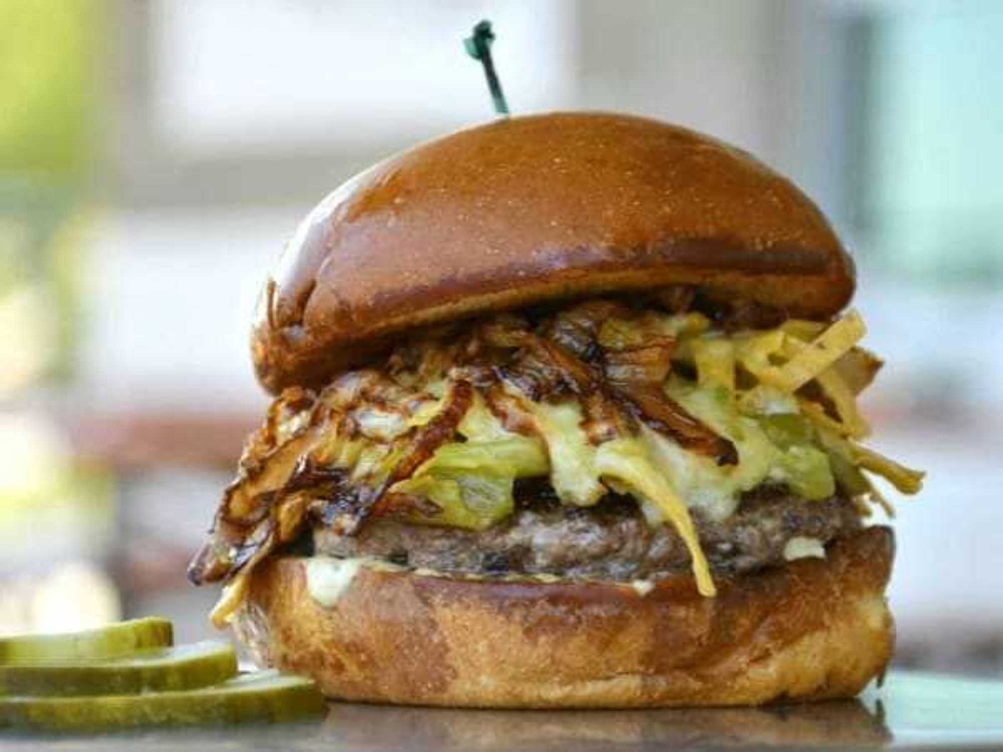 Rodeo Goat Hatch me if you Can burger