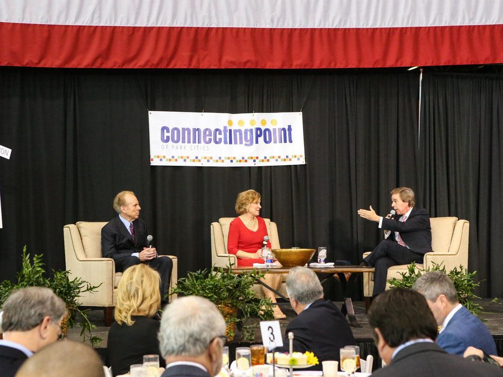 Roger Staubach, Marianne Staubach, Scott Murray, CPPC Luncheon