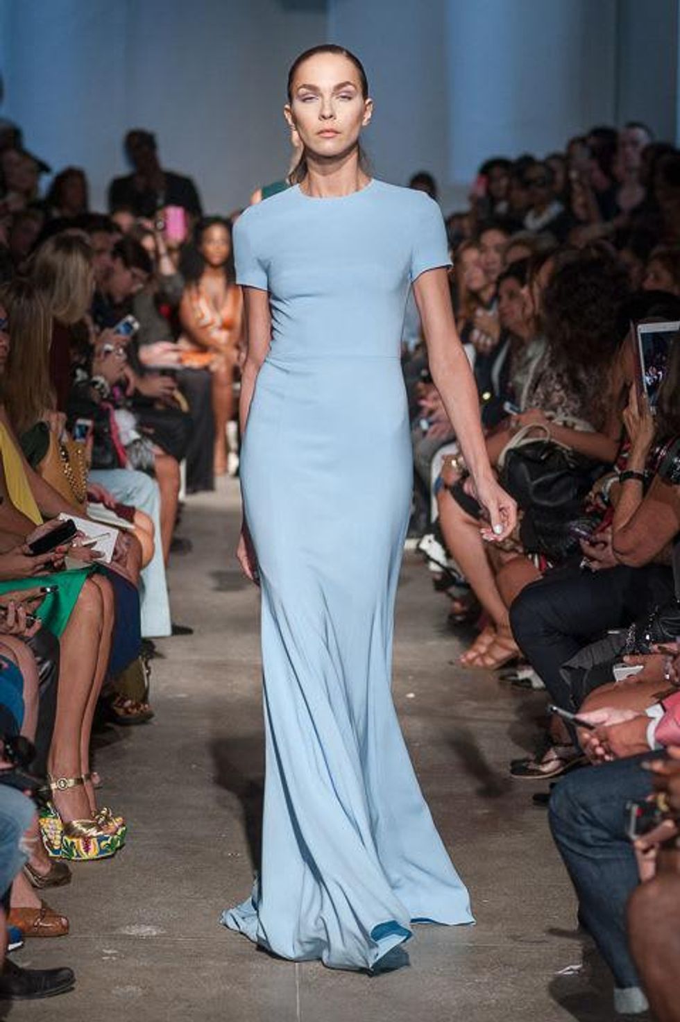 Rolando Santana powder blue gown