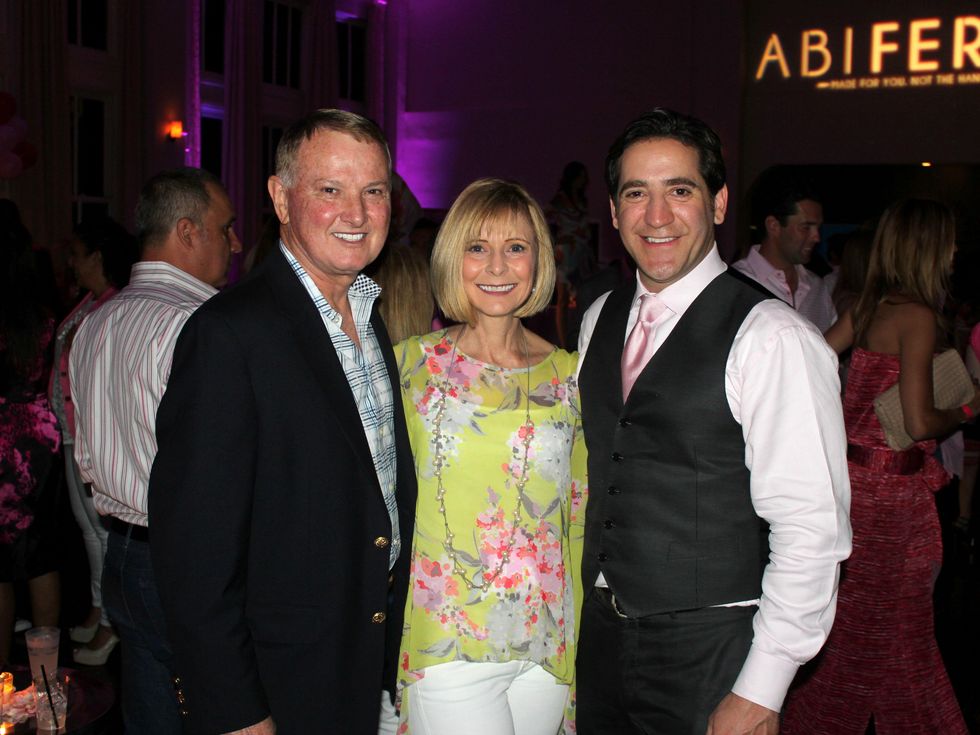 Ron Burks, Nancy Burks, Sam Khoury, Pink Party, Susan G. Komen