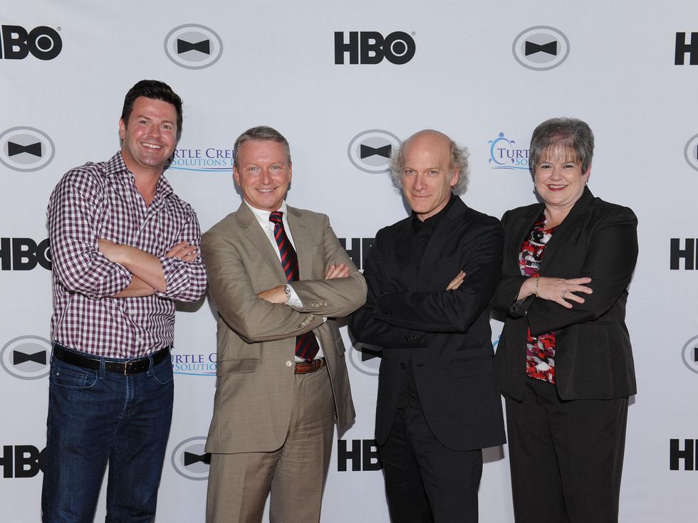 Ron Corning, Ken Morris, Timothy Greenfield-Sanders, Mitzi Lemons, Black Tie Dinner, HBO