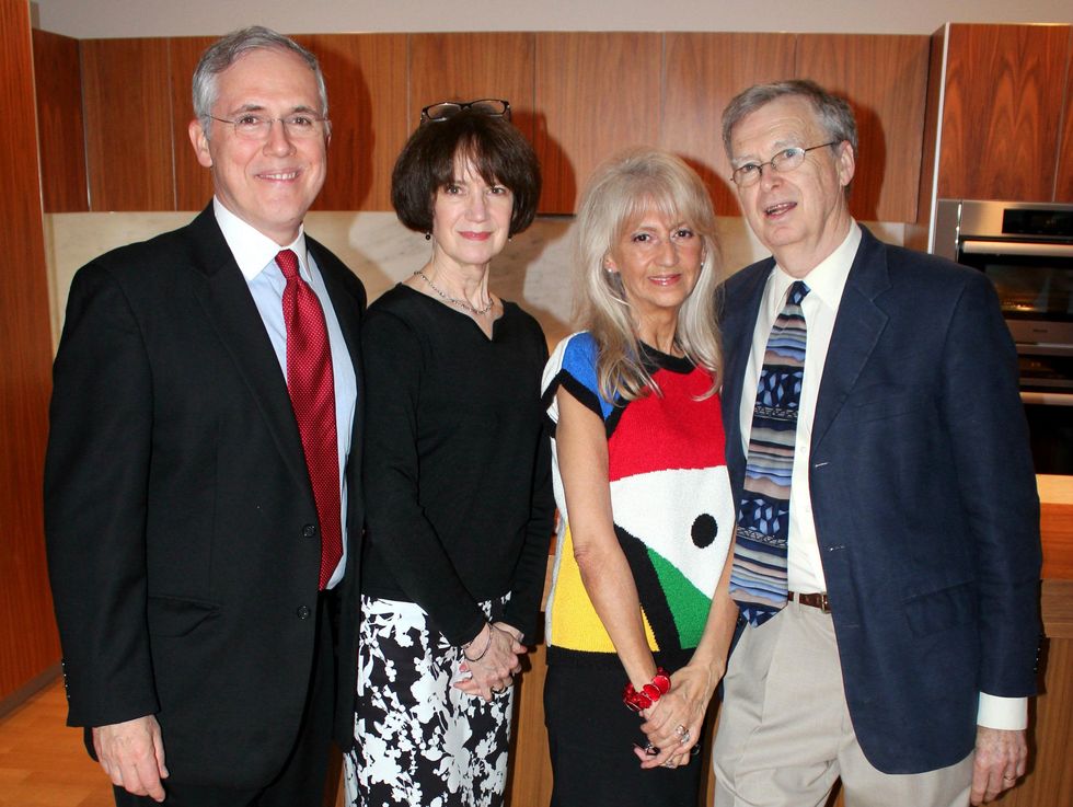 Ron Gordon, Judy Gordon, Maggie Swift, Skip Swift, Celebrity Waiter Kick-Off