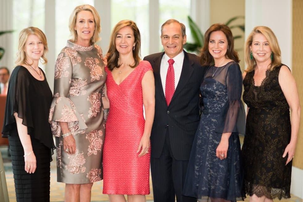 Ronald McDonald House gala, 1 Jill Cumnock, Cecilie Holman, Susan and David Rosenberg, Christine Cook, and Diane Fullingim