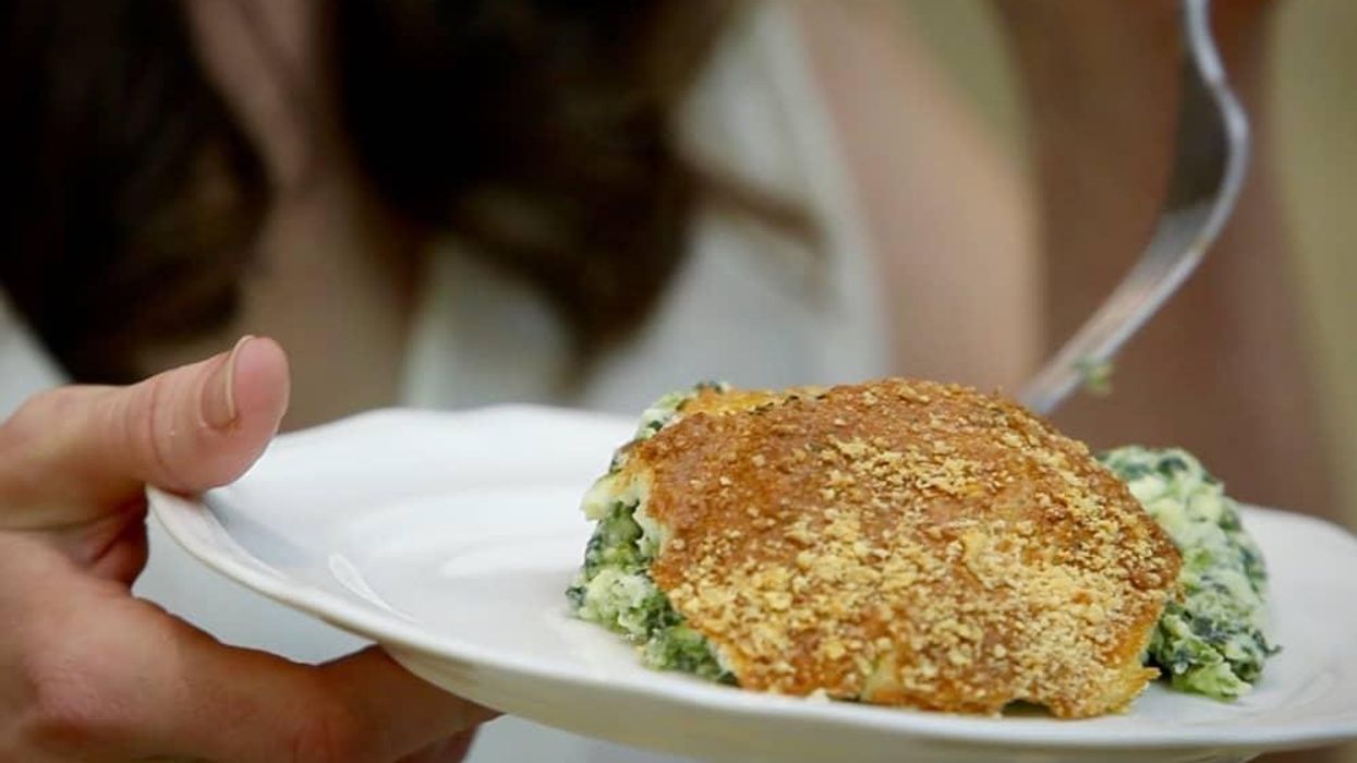 Roni Proter's spinach souffle