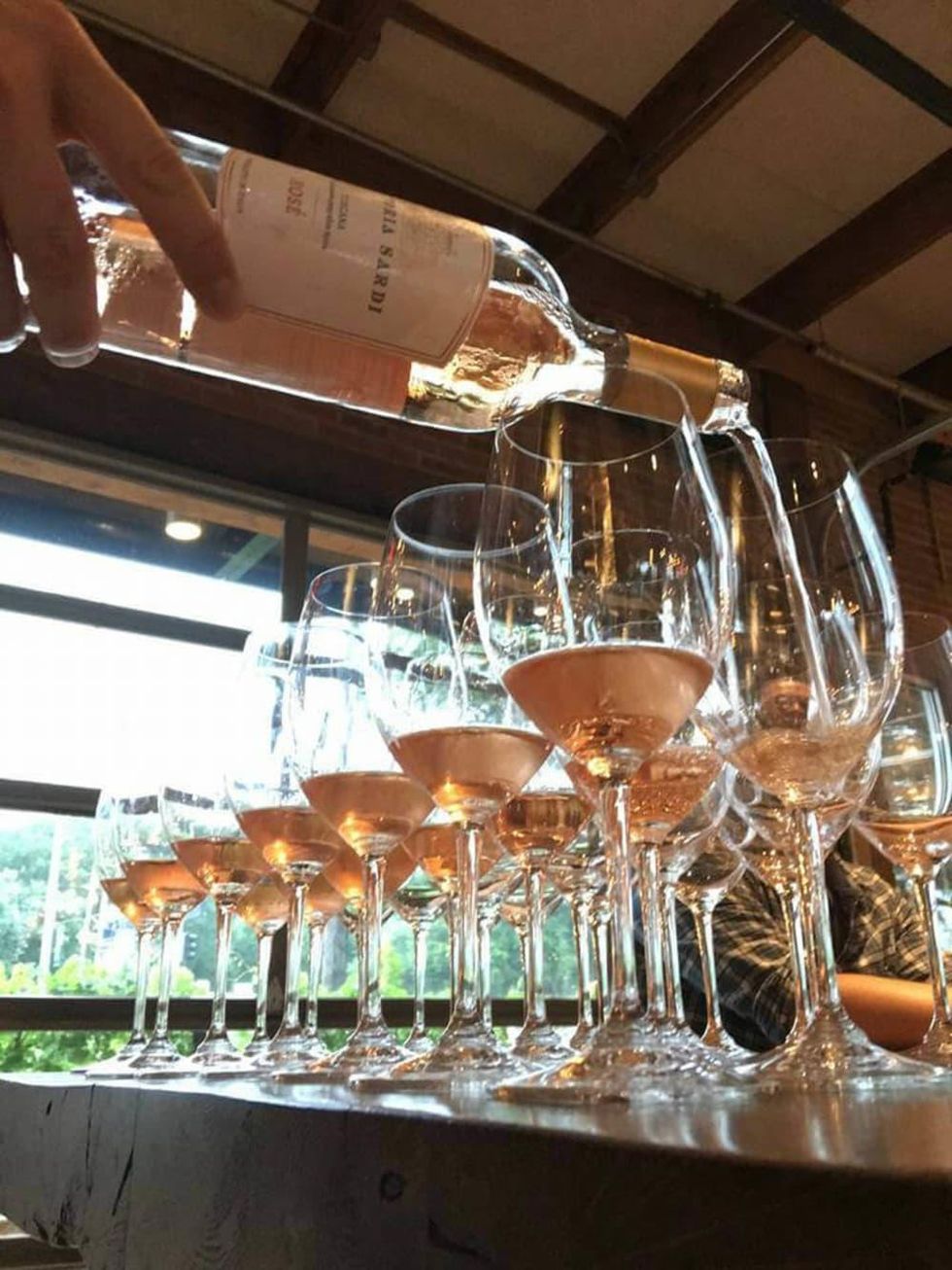 Ros\u00e9 wine at Ida Claire