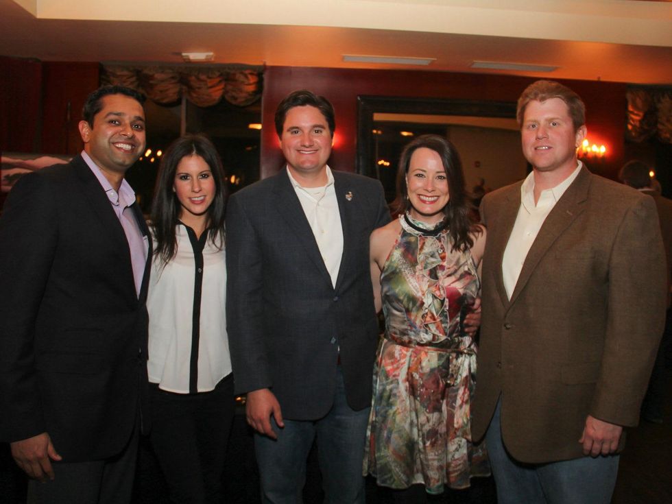 Roshan Desai, Britty Desai, Drury Ensslen and Anderson Jones, spca paws for a cause