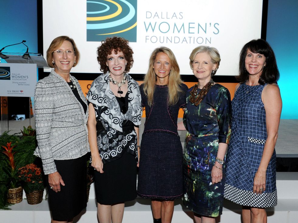 Roslyn Dawson Thompson, Sarah Losinger (Luncheon Co-Chair), Lynn McBee, Caren Prothro, Lauren Embrey