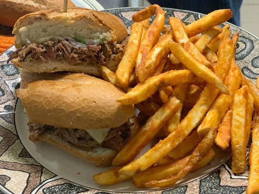 Ross & Hall Philly sandwich