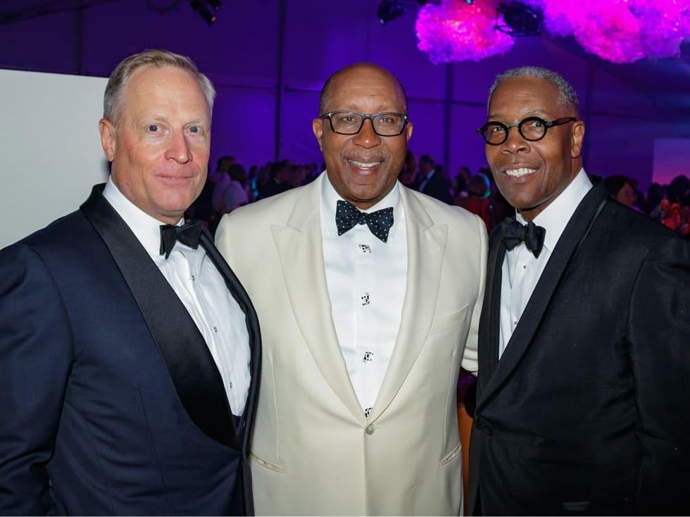 Ross Perot Jr., Ron Kirk, David Huntley