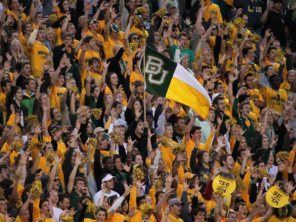 Rowdy Baylor fans