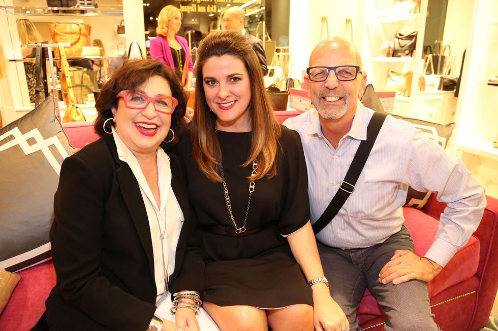 Roz Pactor, from left, Elaine Turner and Clifford Pugh at Elaine Turner New York Fashion Week launch party September 2014