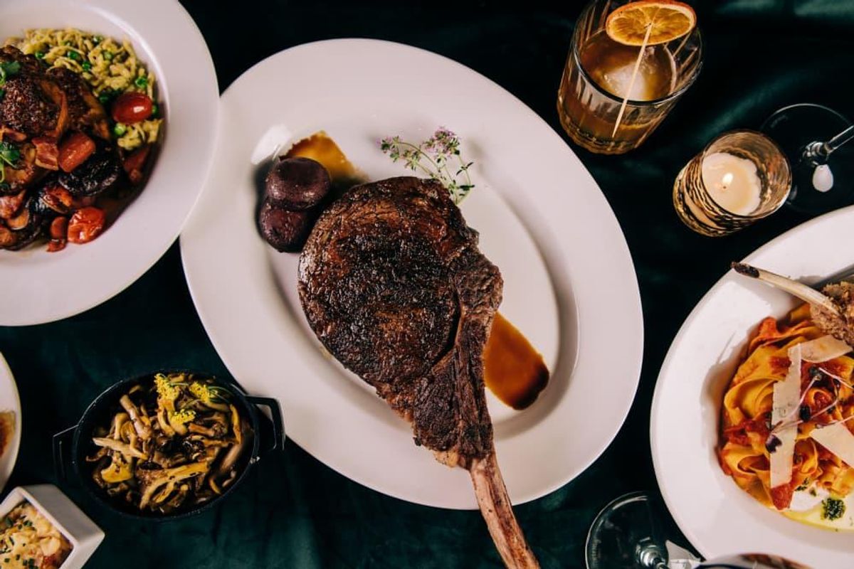 Chops are among the steakhouse fare at RR 12. CultureMap Dallas