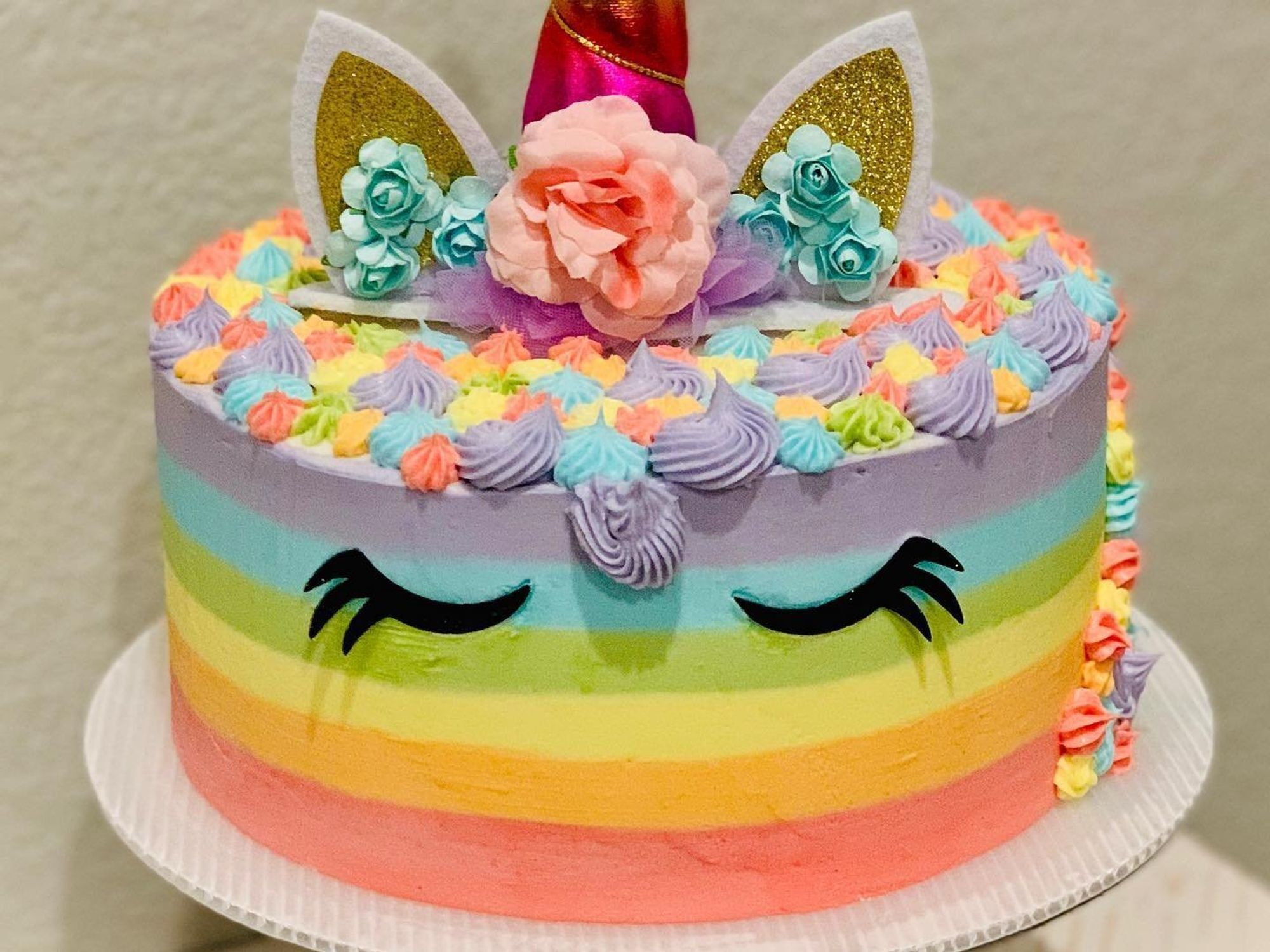 Ruby baking Co decorated cake