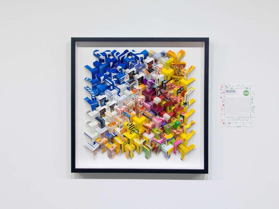 Rusty Scruby work at Art for Advocacy 2015