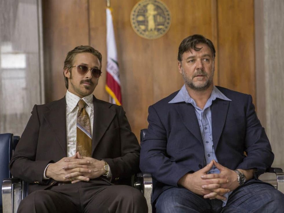 Ryan Gosling and Russell Crowe in The Nice Guys