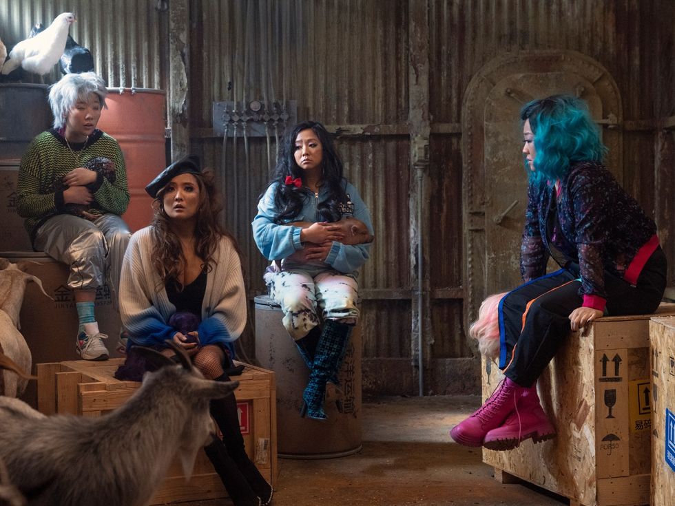 Sabrina Wu, Ashley Park, Stephanie Hsu, and Sherry Cola in Joy Ride