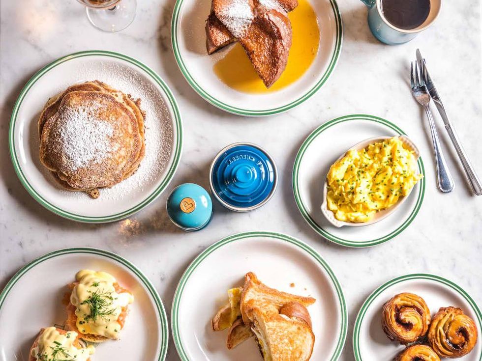 Sadelle's breakfast dishes