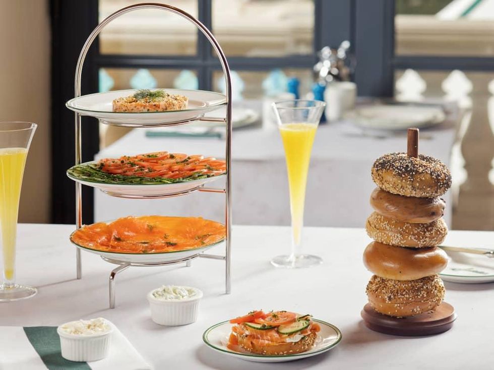 Sadelle's salmon and bagels