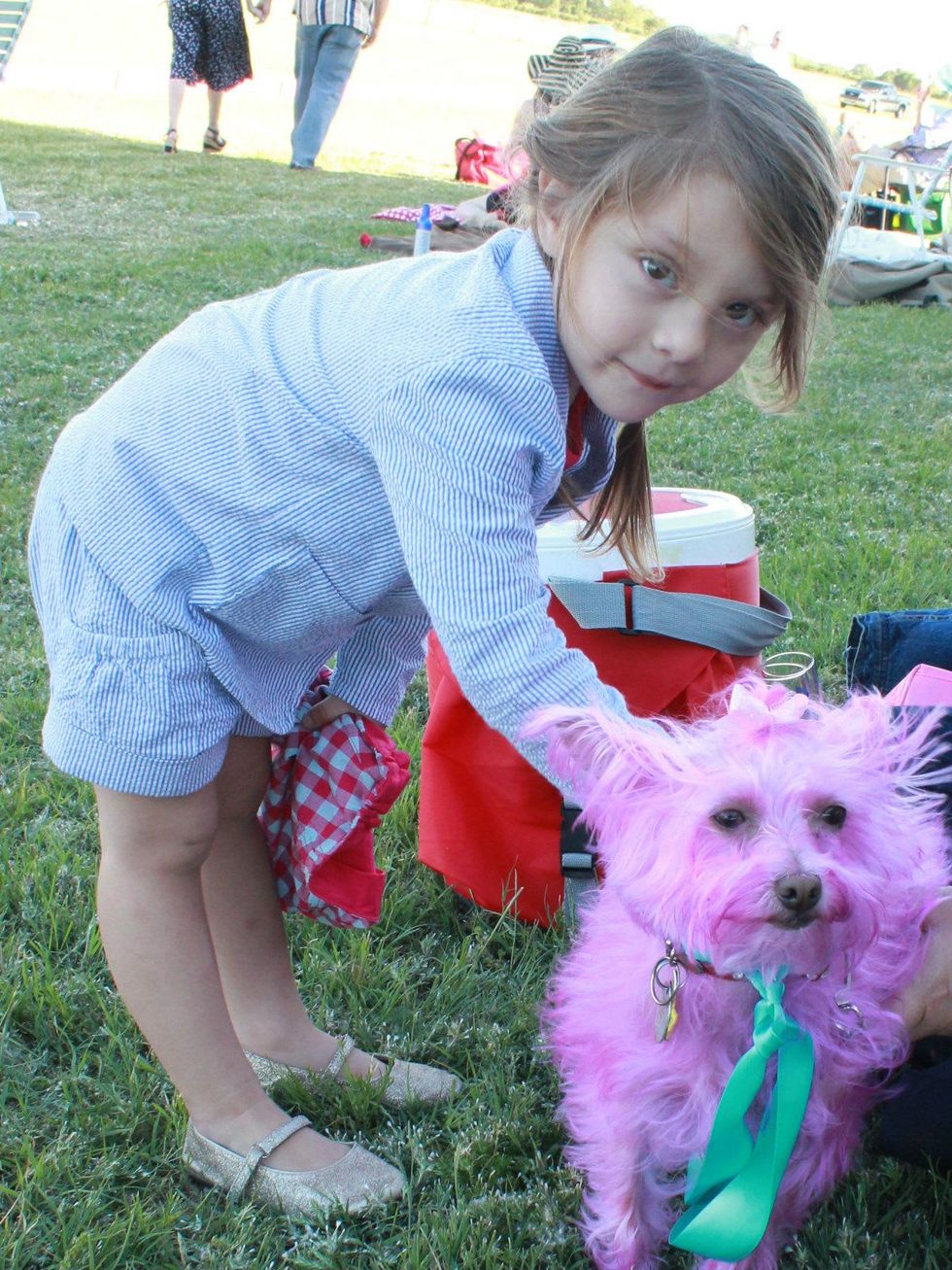 Saige Mendoza, with Sophia, Polo on the Lawn