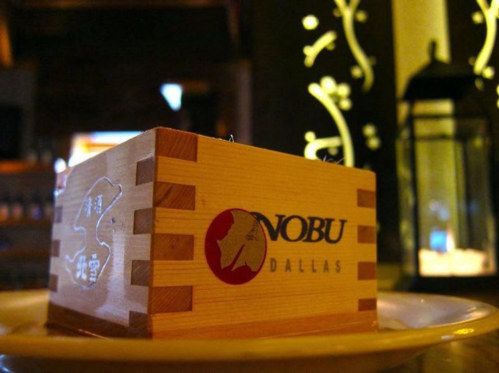 Sake at Nobu Dallas
