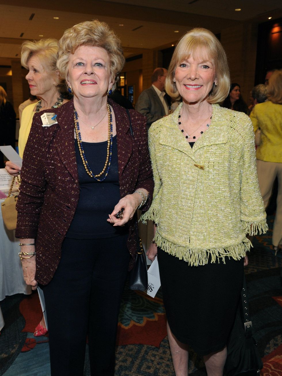 Sally Hoglund, Barbara McFaul, AWARE Luncheon