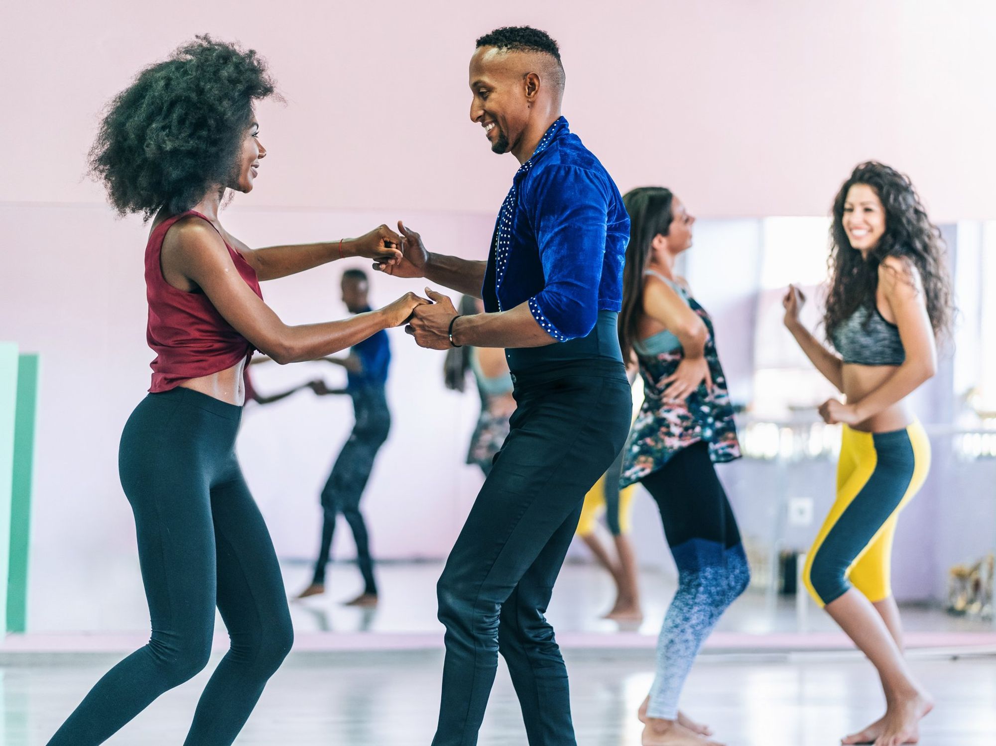 Salsa dancing class