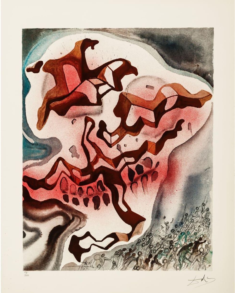 Salvador Dali, \u201cYea though I walk through the valley of the shadow of death I will fear no evil"