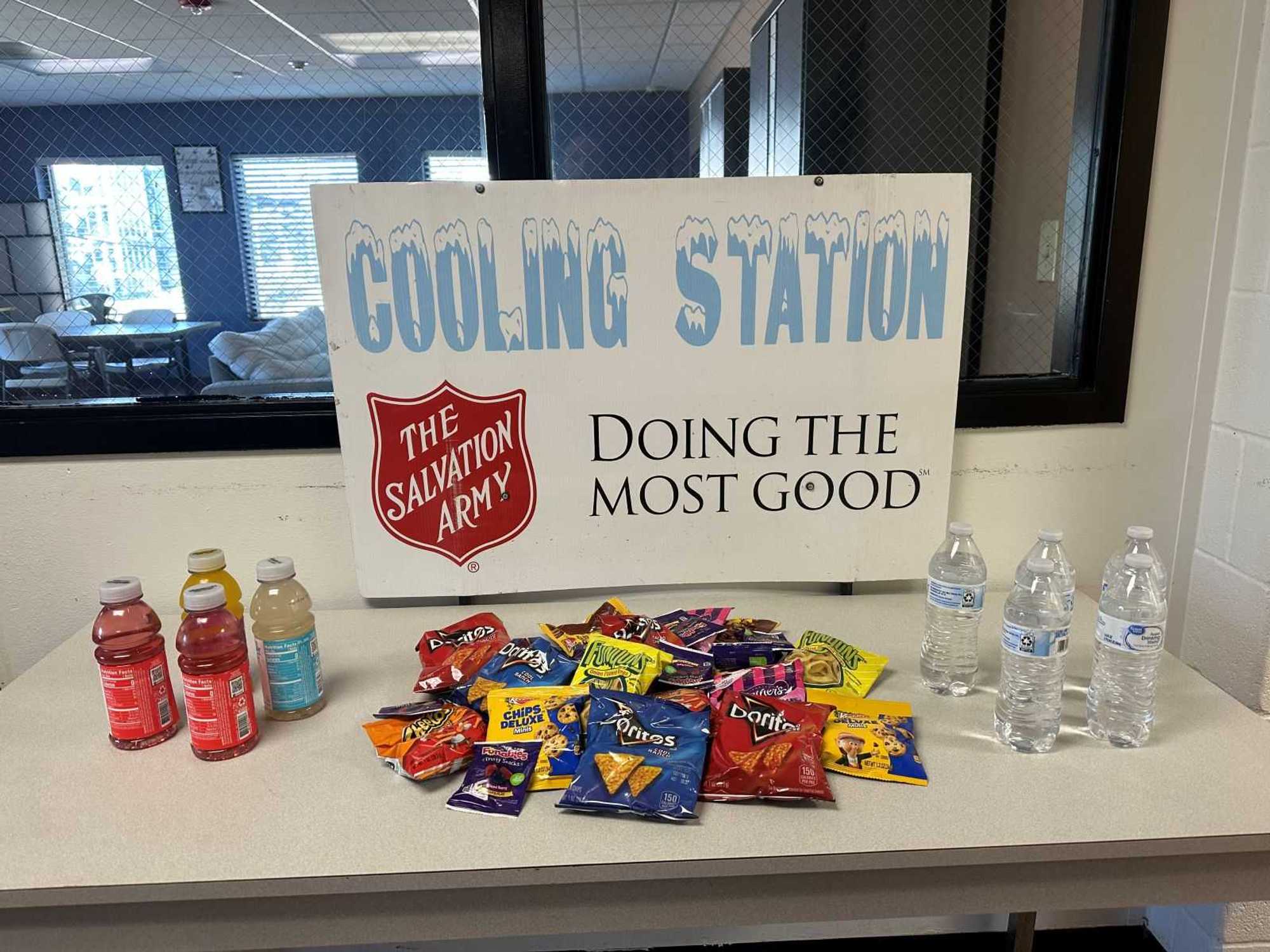 Salvation Army cooling station