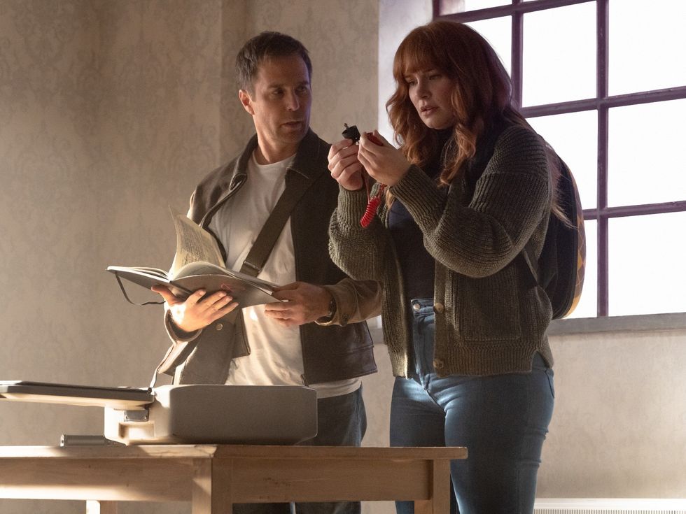 Sam Rockwell and Bryce Dallas Howard in Argylle