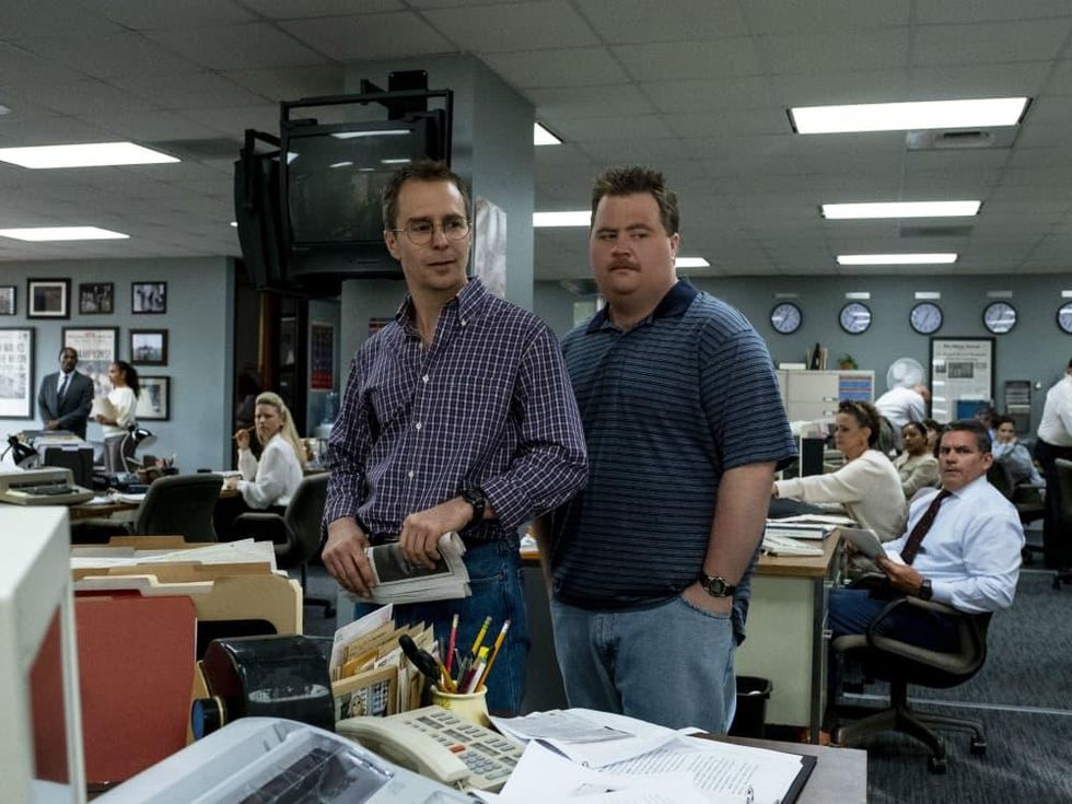 Sam Rockwell and Paul Walter Hauser in Richard Jewell
