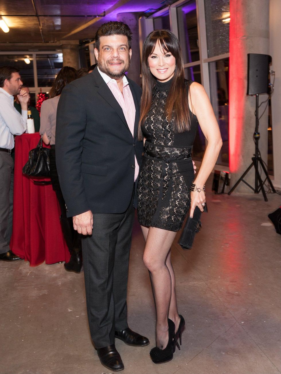 Sam Saladino and Tiffany Hendra, the museum tower partners card party