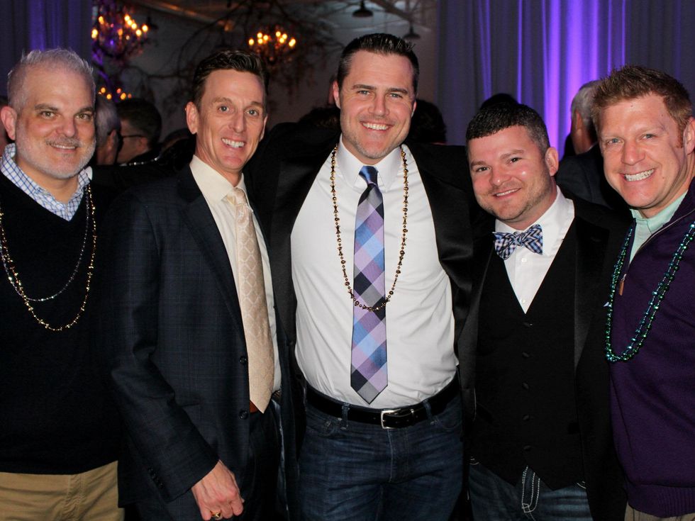 Sam Tucker, Ky Fiser, Troy Steece, Jeremy Collinsworth, Christian Minnicks at Toast to Life 2015