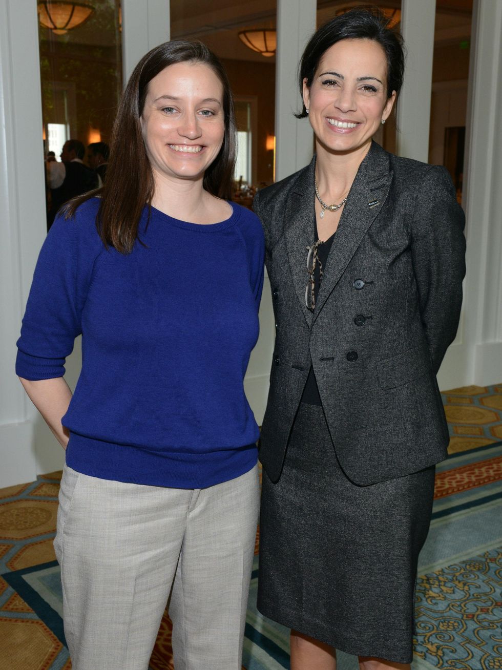 Samantha Dwinell, Shannon Freeze-Flory, Virginia Chandler Dykes Leadership Award