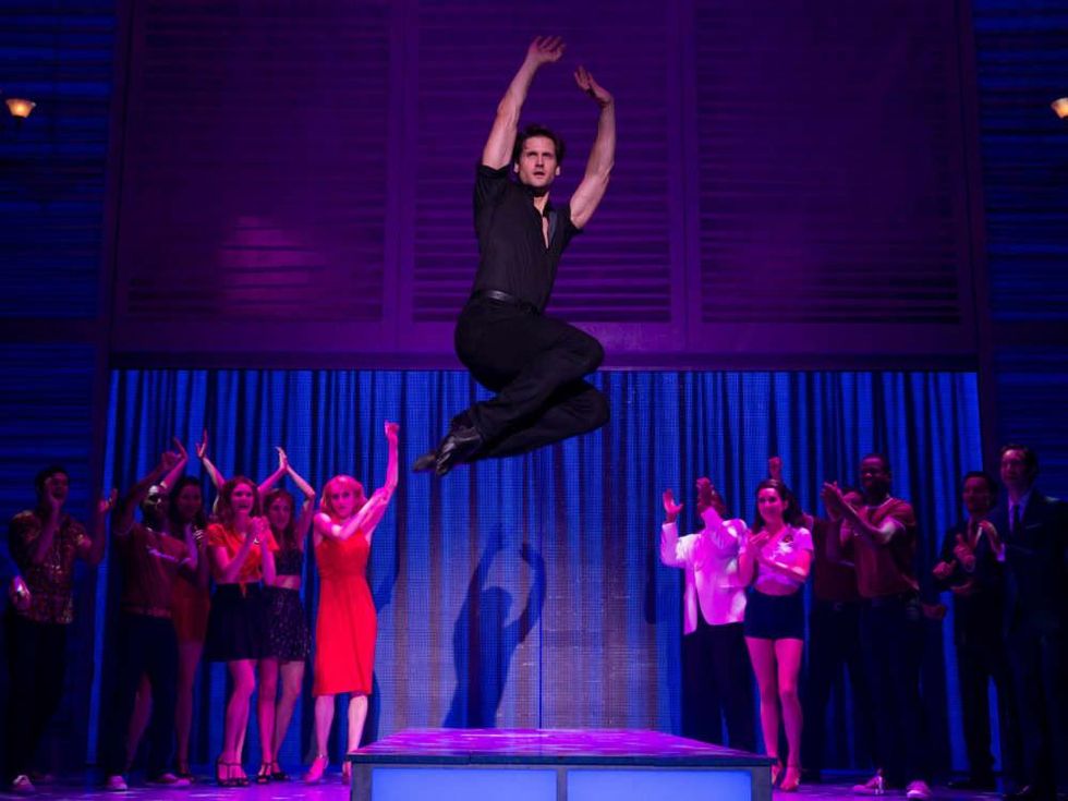 Samuel Pergande and Gillian Abbott in Dirty Dancing