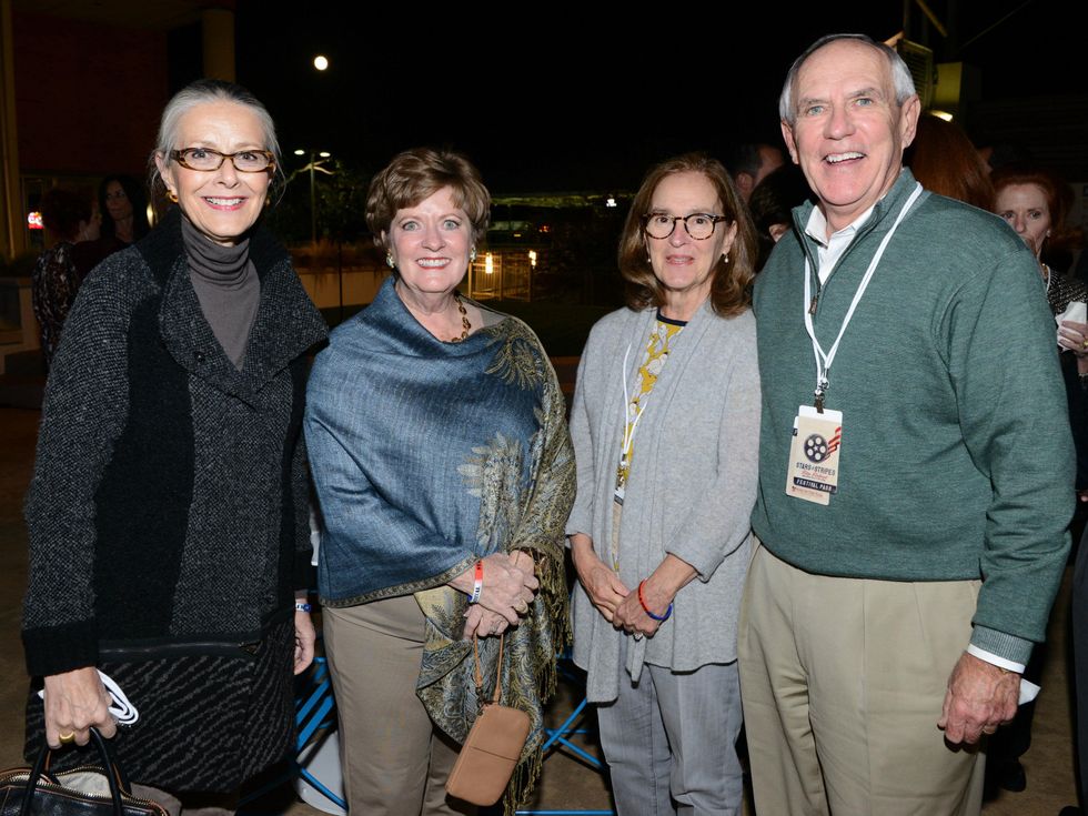 Sandie Woods, Donna Tenney, Betty Bellany, Wayne Tenney, Stars & Stripes Film Festival