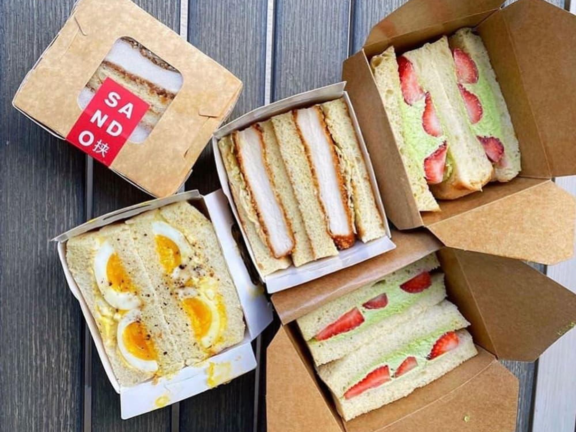 sandos Japanese sandwiches