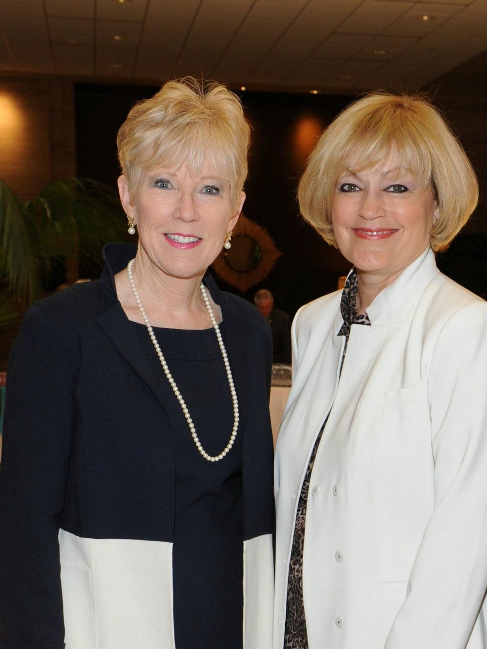 Sandy Watson, Gail Plummer, AWARE Luncheon