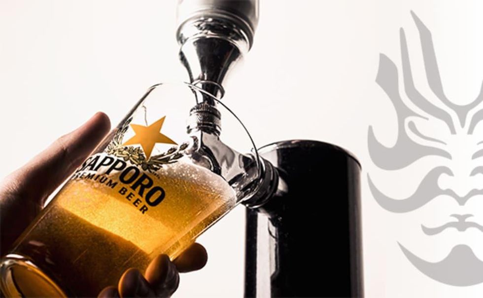 Sapporo beer draft