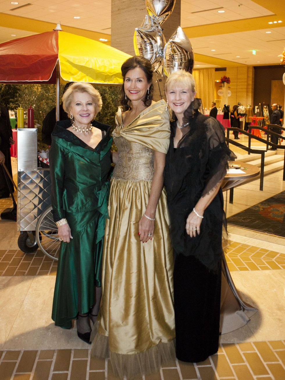 Sara Martineau, Sara Lee Gardner, Paige Locke, Crystal Charity Ball 2013, Hilton Anatole