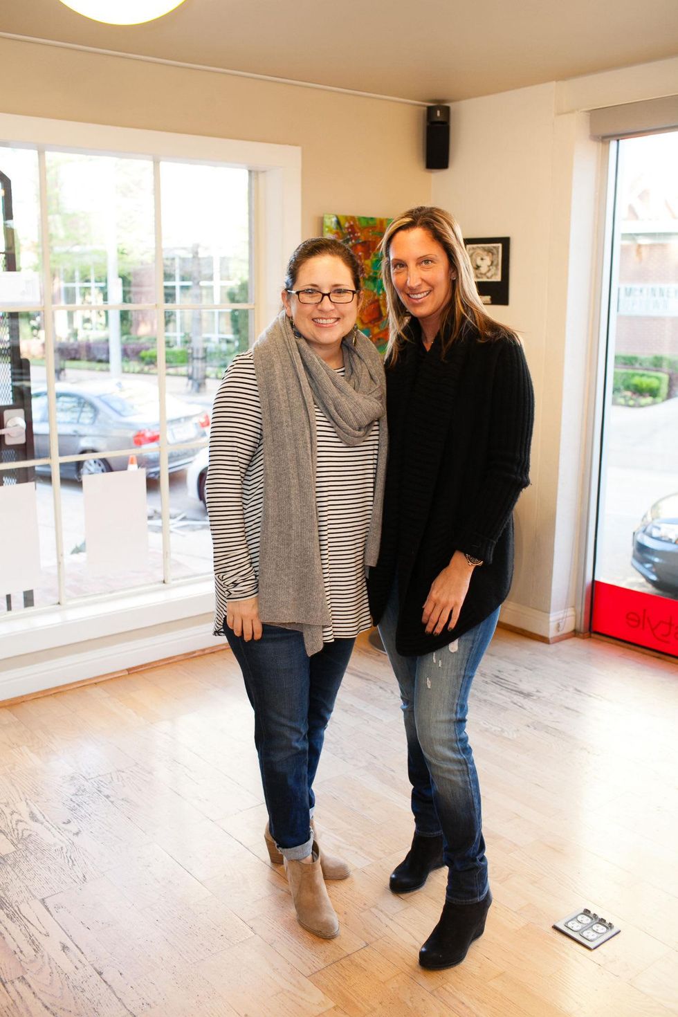 Sara Mundell, Adele Paulett at Dear Clark Launch Party