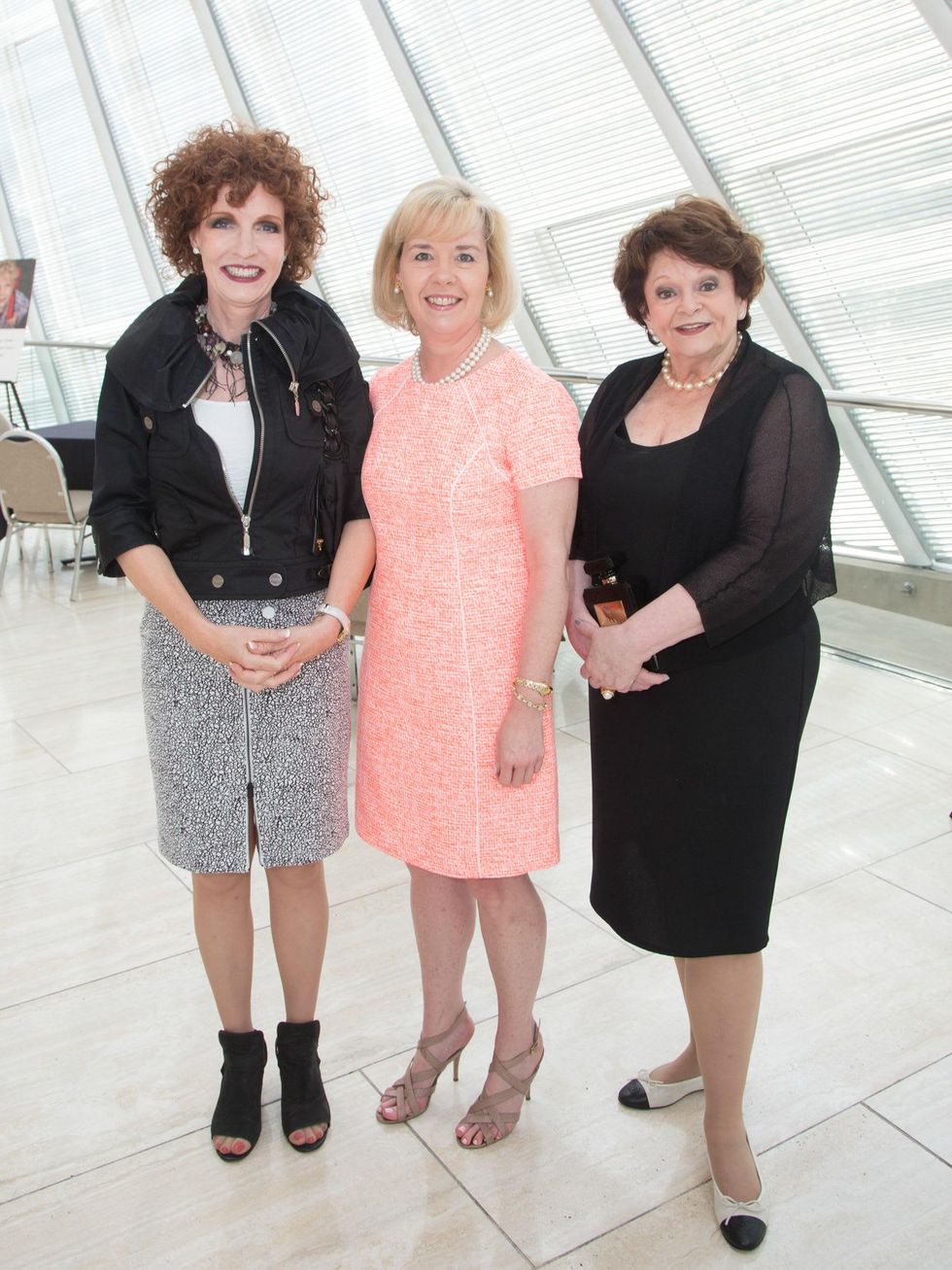 Sarah Losinger, Christie Carter, Fredye Factor, FWC Luncheon