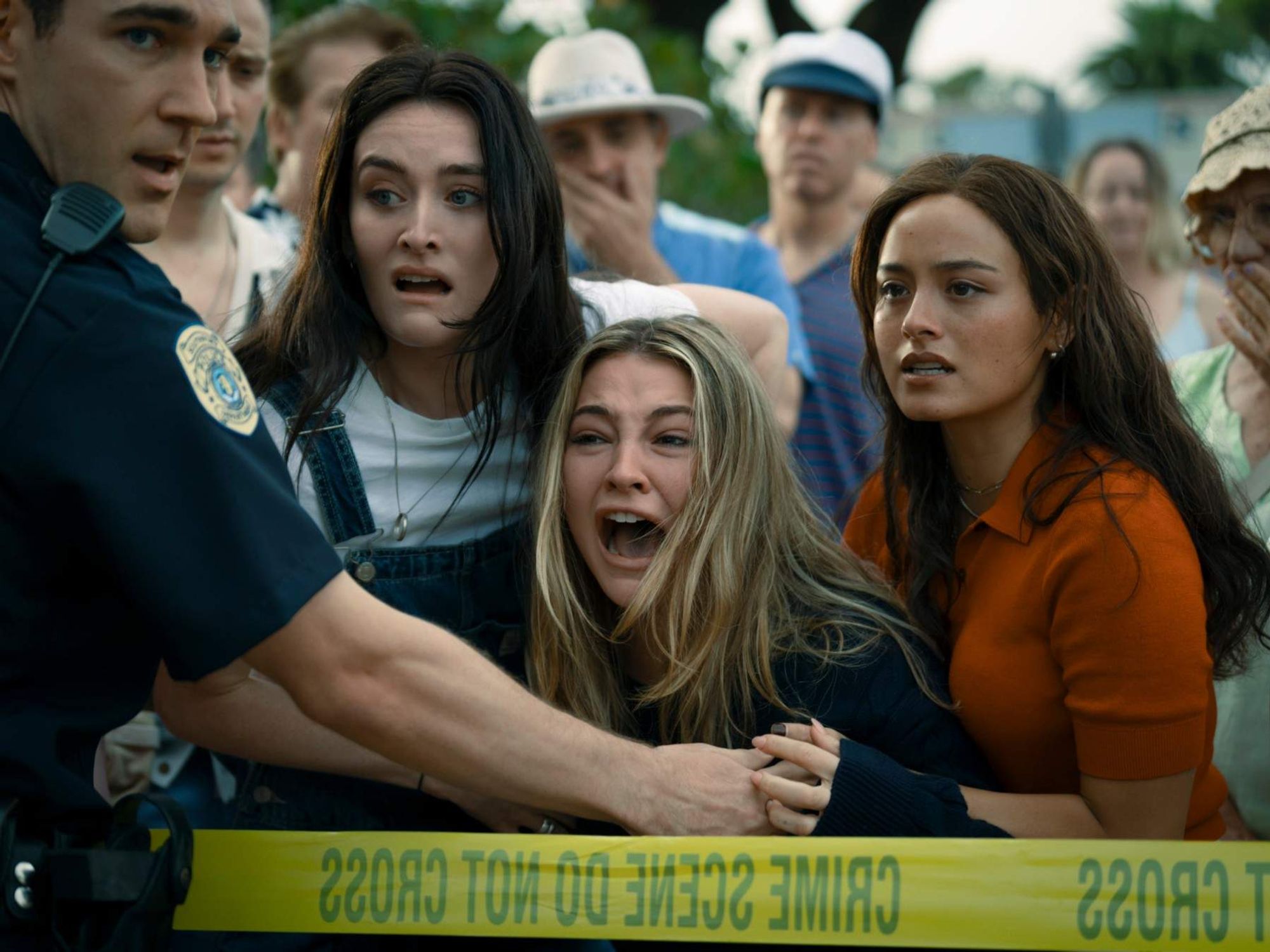 Sarah Pidgeon, Madelyn Cline and Chase Sui Wonders in I Know What You Did Last Summer